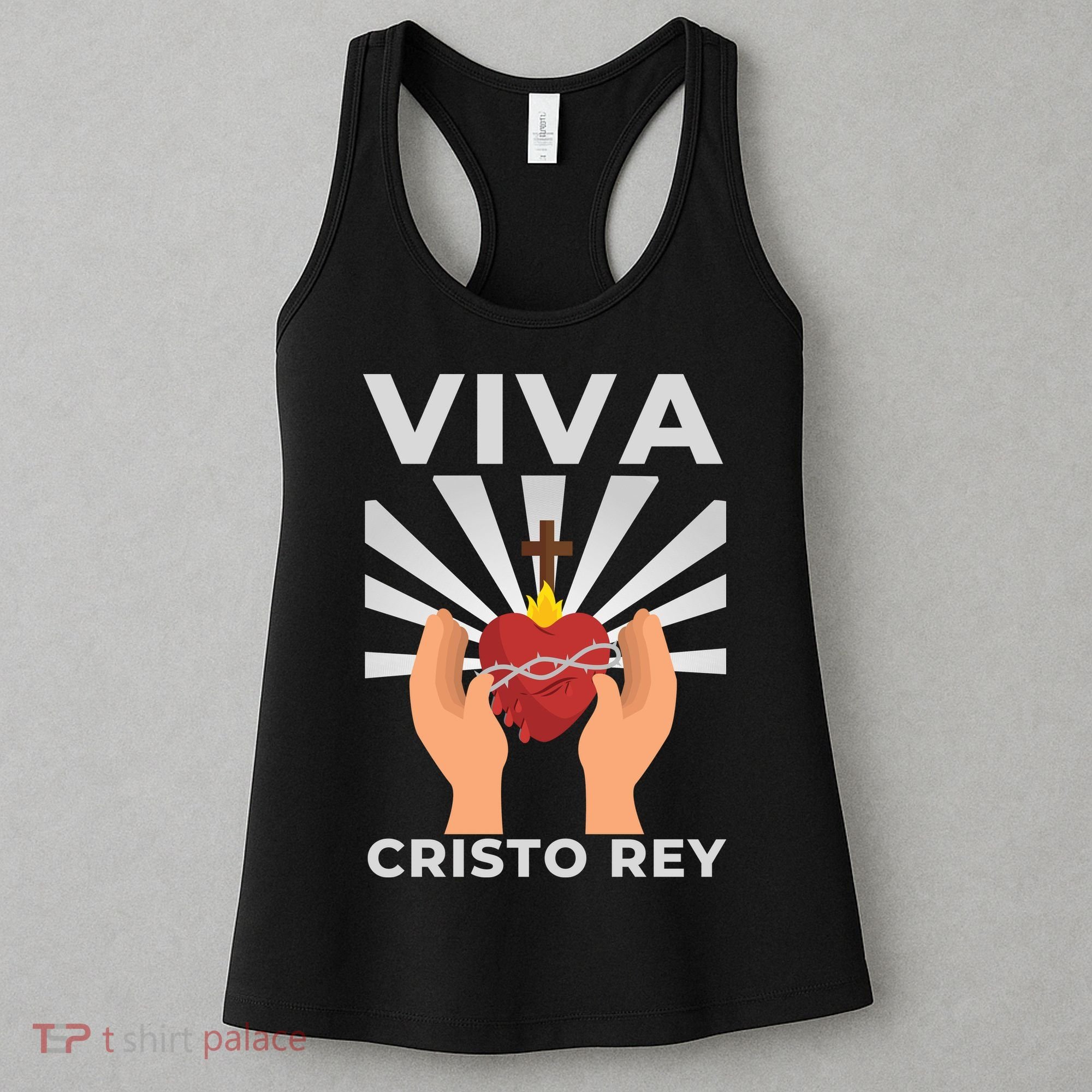 Viva Cristo Rey Roman Catholic Gift Women's Tank Top