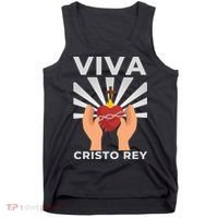 Viva Cristo Rey Roman Catholic Gift Tank Top thumb 0