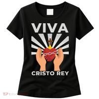 Viva Cristo Rey Roman Catholic Gift Women's T-Shirt thumb 0