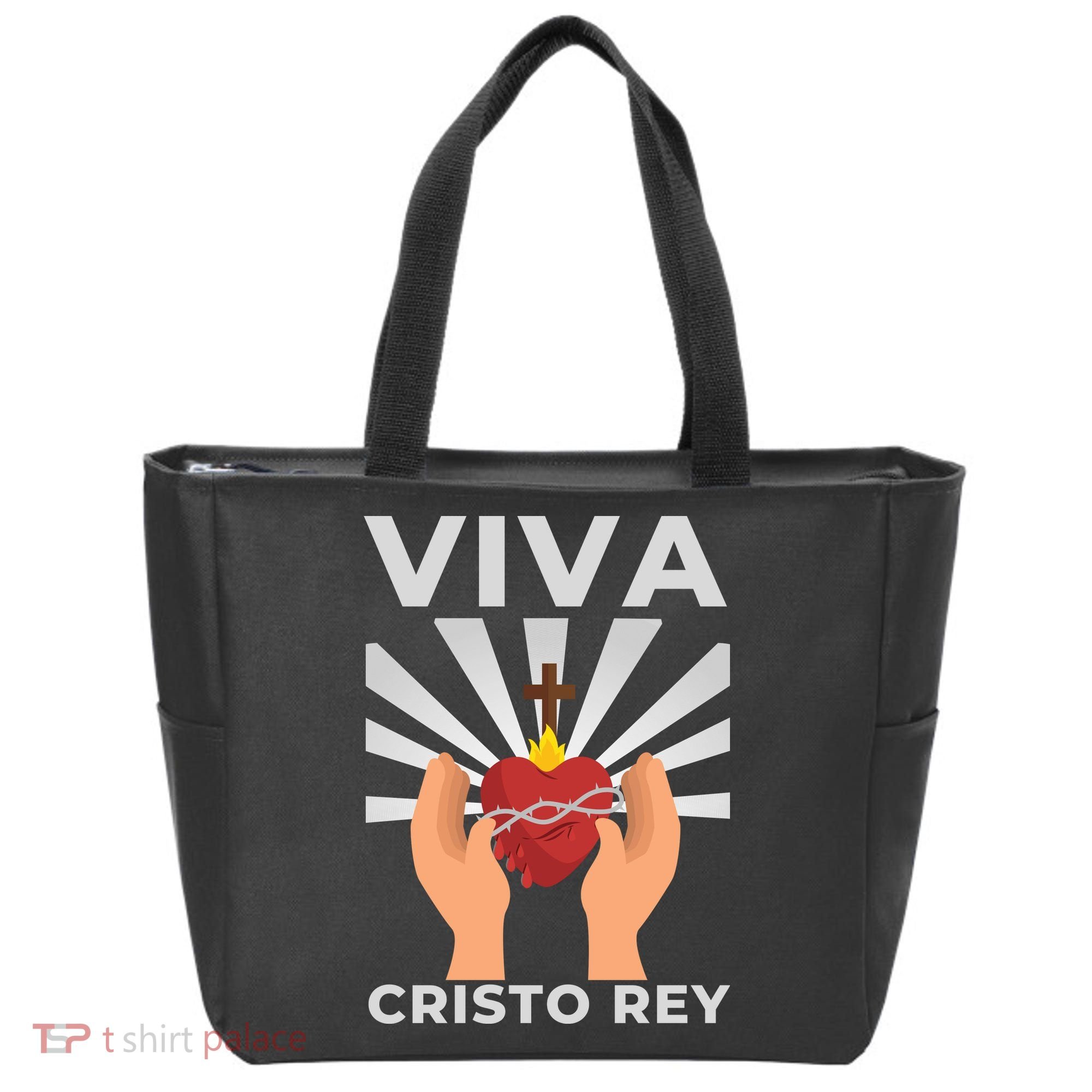 Viva Cristo Rey Roman Catholic Gift Tote Bag