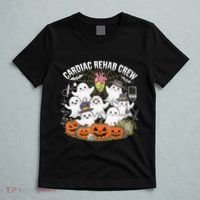 Vintage Cardiac Rehab Crew Rehab Nurse Spooky Halloween T-Shirt thumb 5