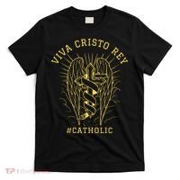 Viva Cristo Rey Roman Catholic Gift T-Shirt thumb 0