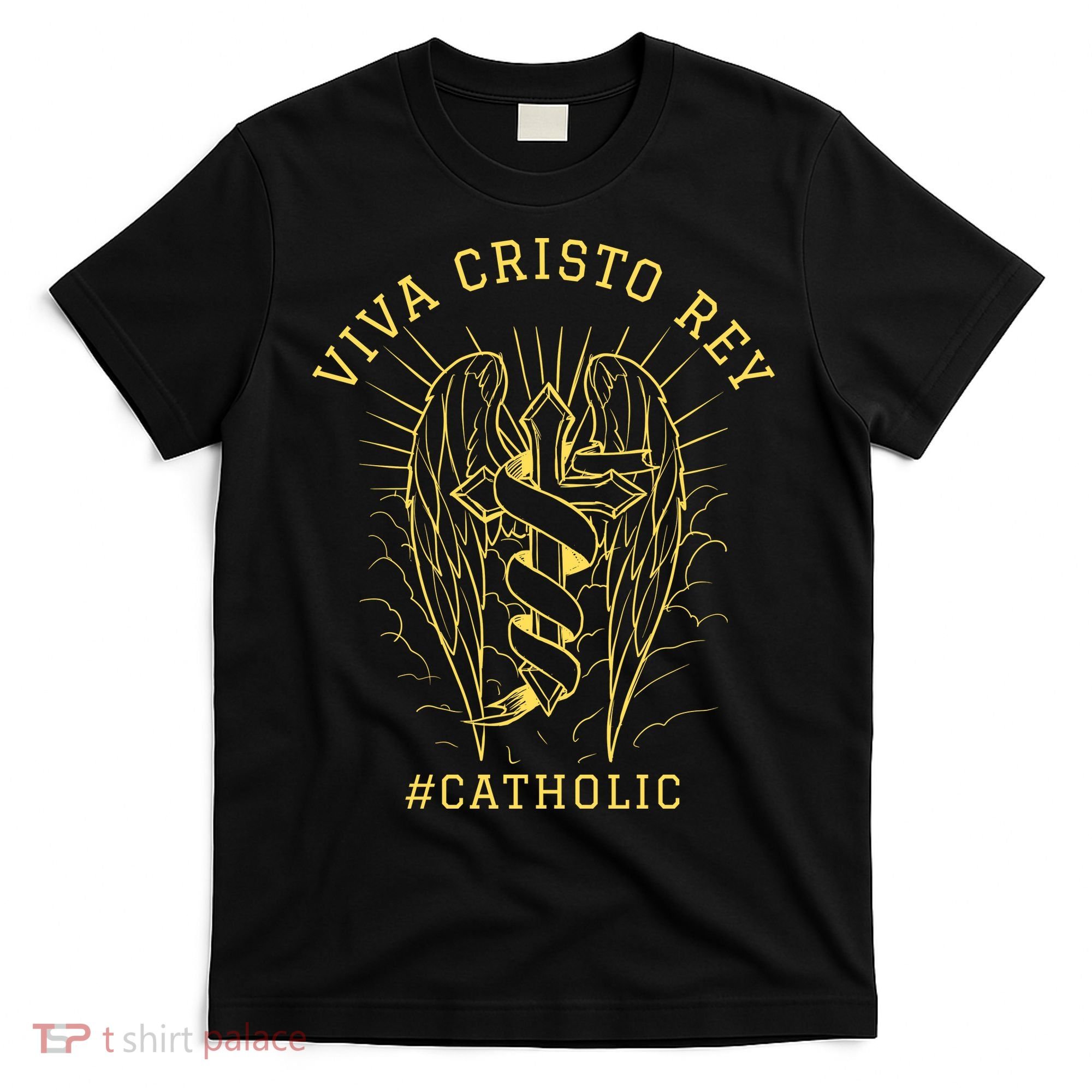 Viva Cristo Rey Roman Catholic Gift T-Shirt