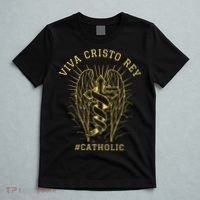 Viva Cristo Rey Roman Catholic Gift T-Shirt thumb 5