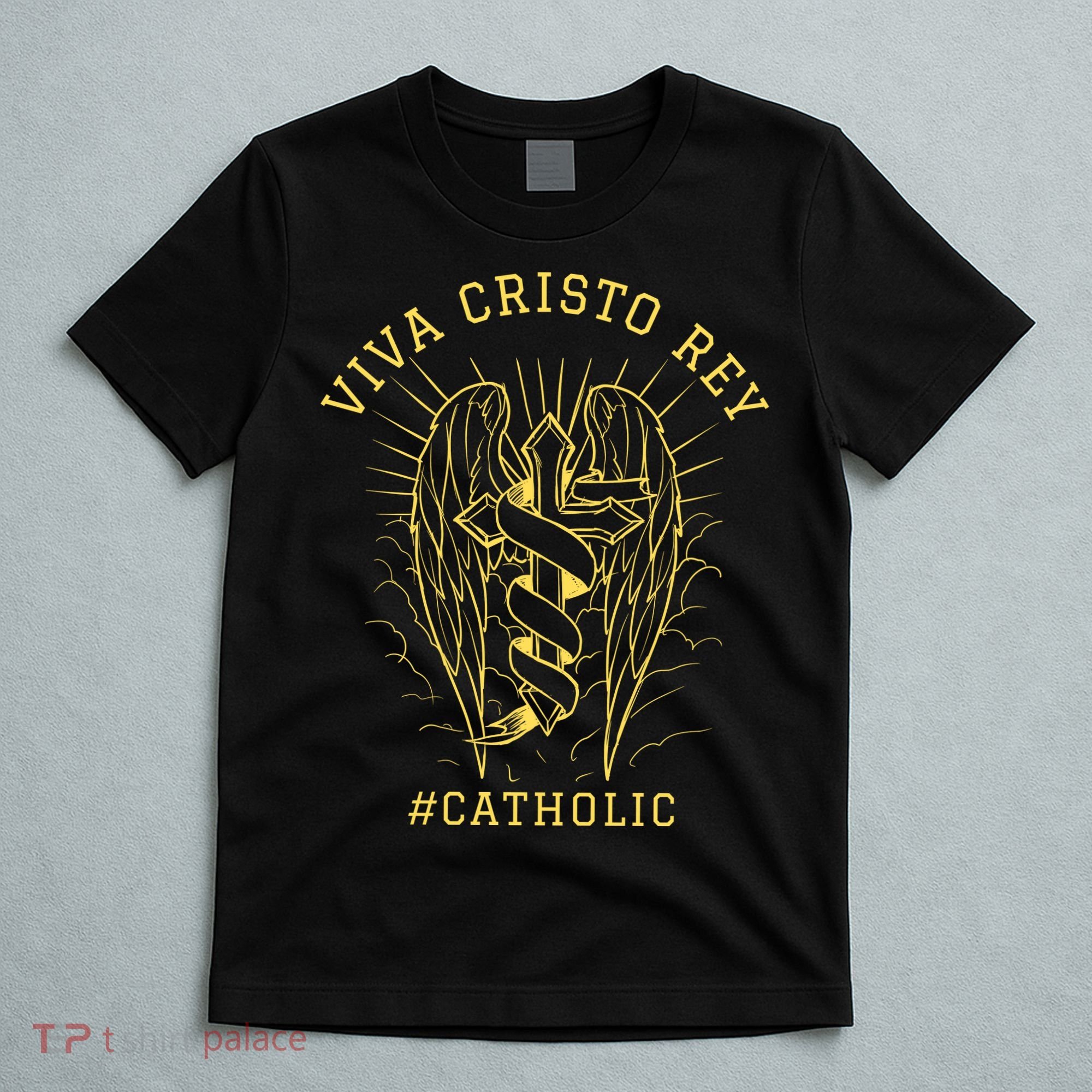 Viva Cristo Rey Roman Catholic Gift T-Shirt