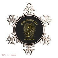 Viva Cristo Rey Roman Catholic Gift Ornament thumb 0