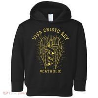 Viva Cristo Rey Roman Catholic Gift Toddler Hoodie thumb 0