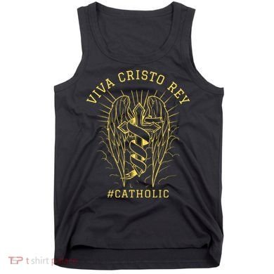 Viva Cristo Rey Roman Catholic Gift Tank Top