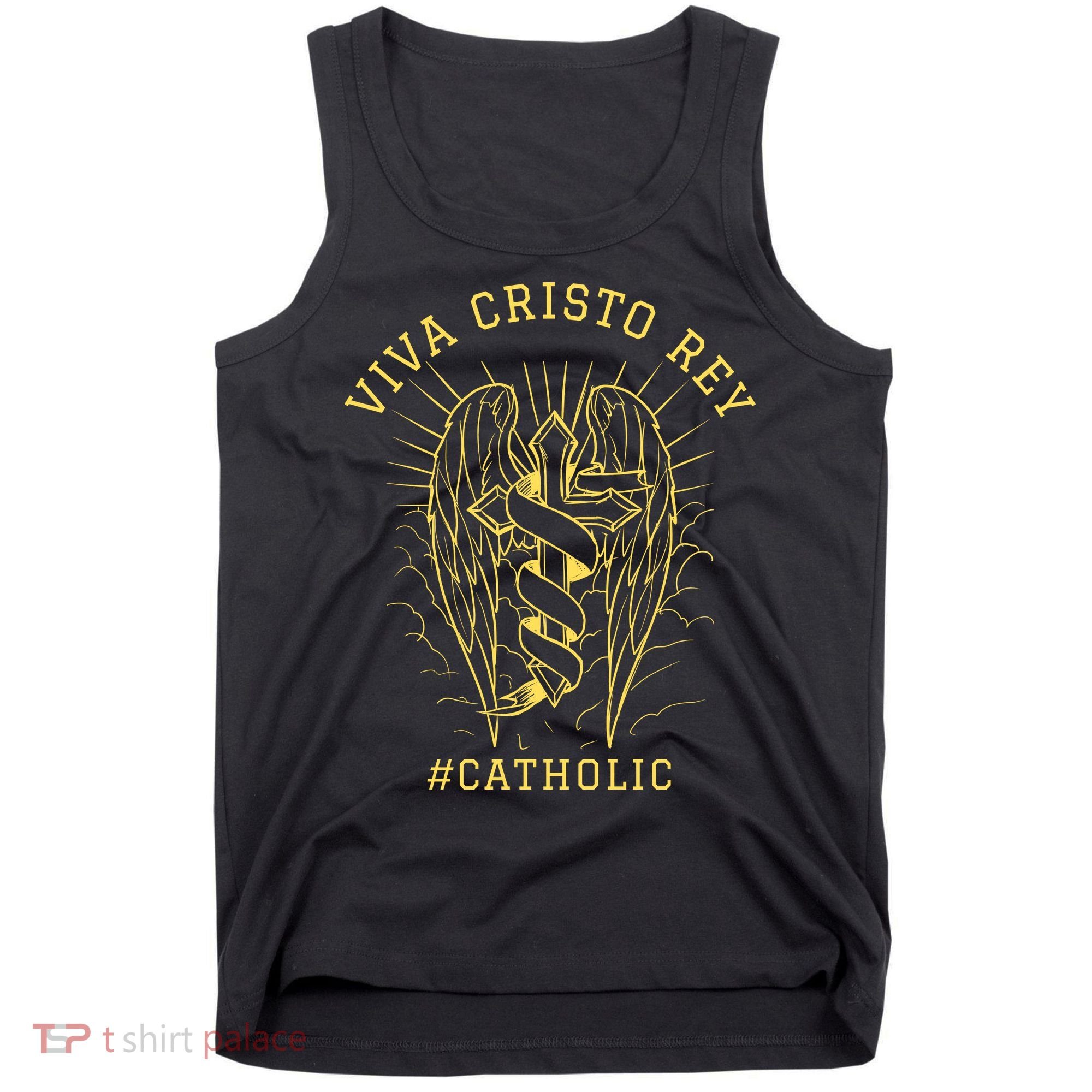 Viva Cristo Rey Roman Catholic Gift Tank Top