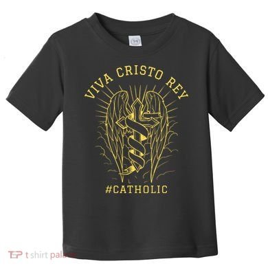 Viva Cristo Rey Roman Catholic Gift Toddler T-Shirt