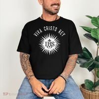 Viva Cristo Rey Roman Catholic Cristeros Comfort Colors T-Shirt thumb 3