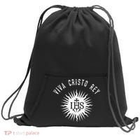 Viva Cristo Rey Roman Catholic Cristeros Sweatshirt Cinch Pack Bag thumb 0