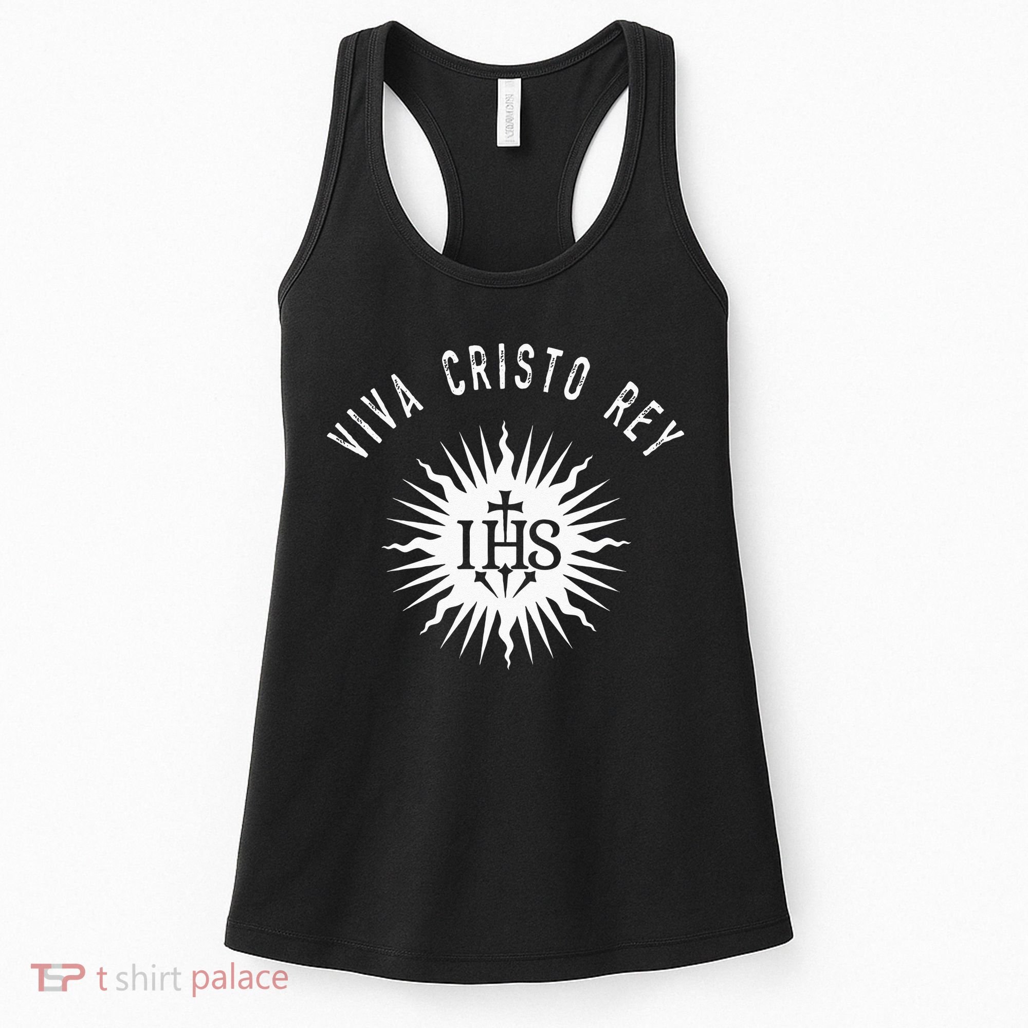 Viva Cristo Rey Roman Catholic Cristeros Women's Tank Top