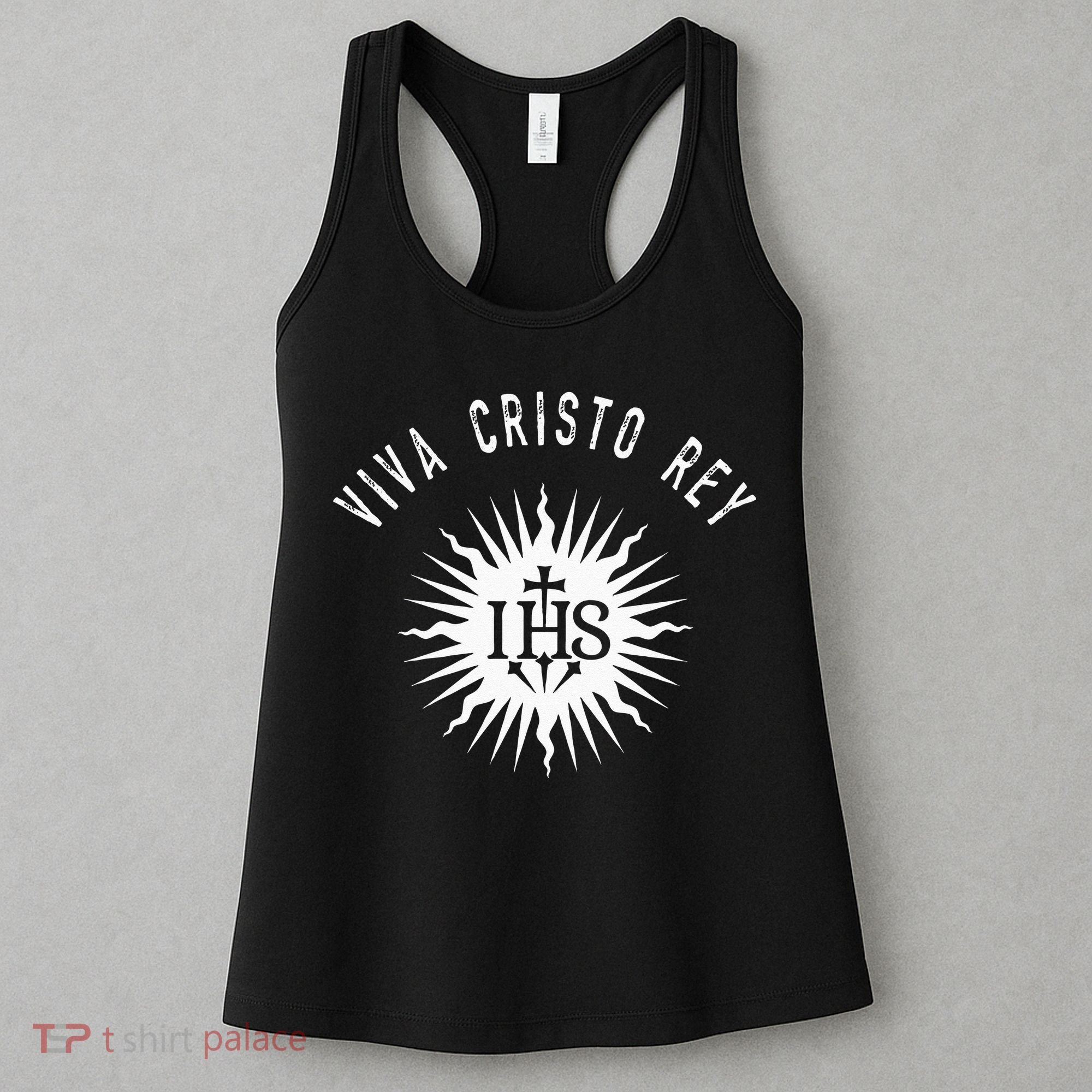 Viva Cristo Rey Roman Catholic Cristeros Women's Tank Top