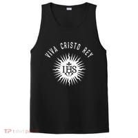 Viva Cristo Rey Roman Catholic Cristeros PosiCharge Competitor Tank thumb 0