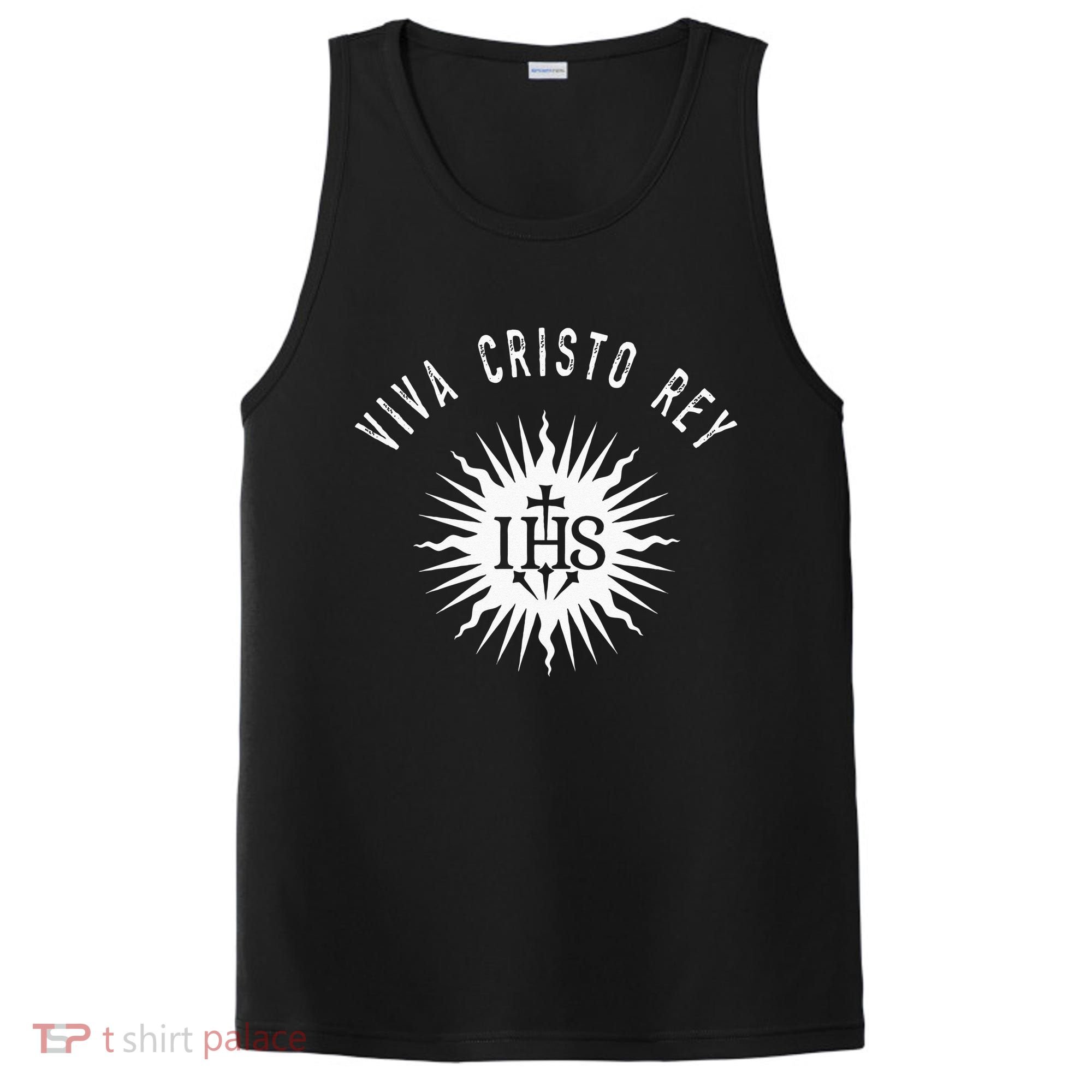 Viva Cristo Rey Roman Catholic Cristeros PosiCharge Competitor Tank