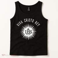 Viva Cristo Rey Roman Catholic Cristeros Tank Top thumb 2