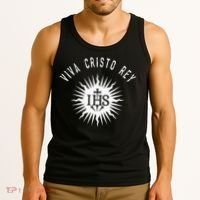 Viva Cristo Rey Roman Catholic Cristeros Tank Top thumb 3