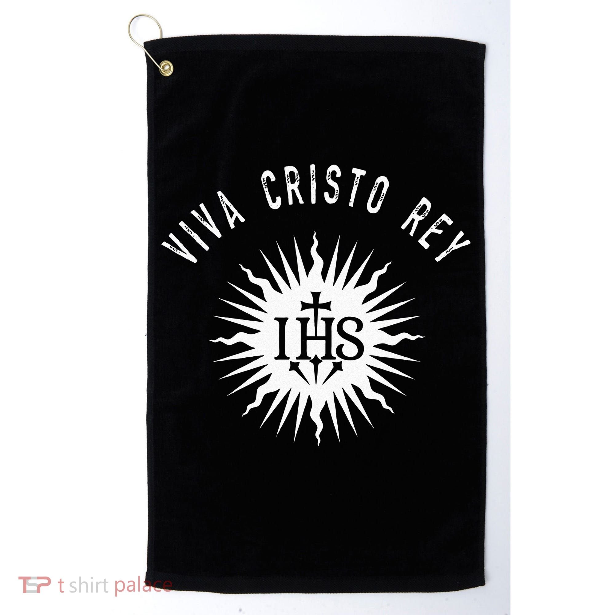 Viva Cristo Rey Roman Catholic Cristeros Golf Towel