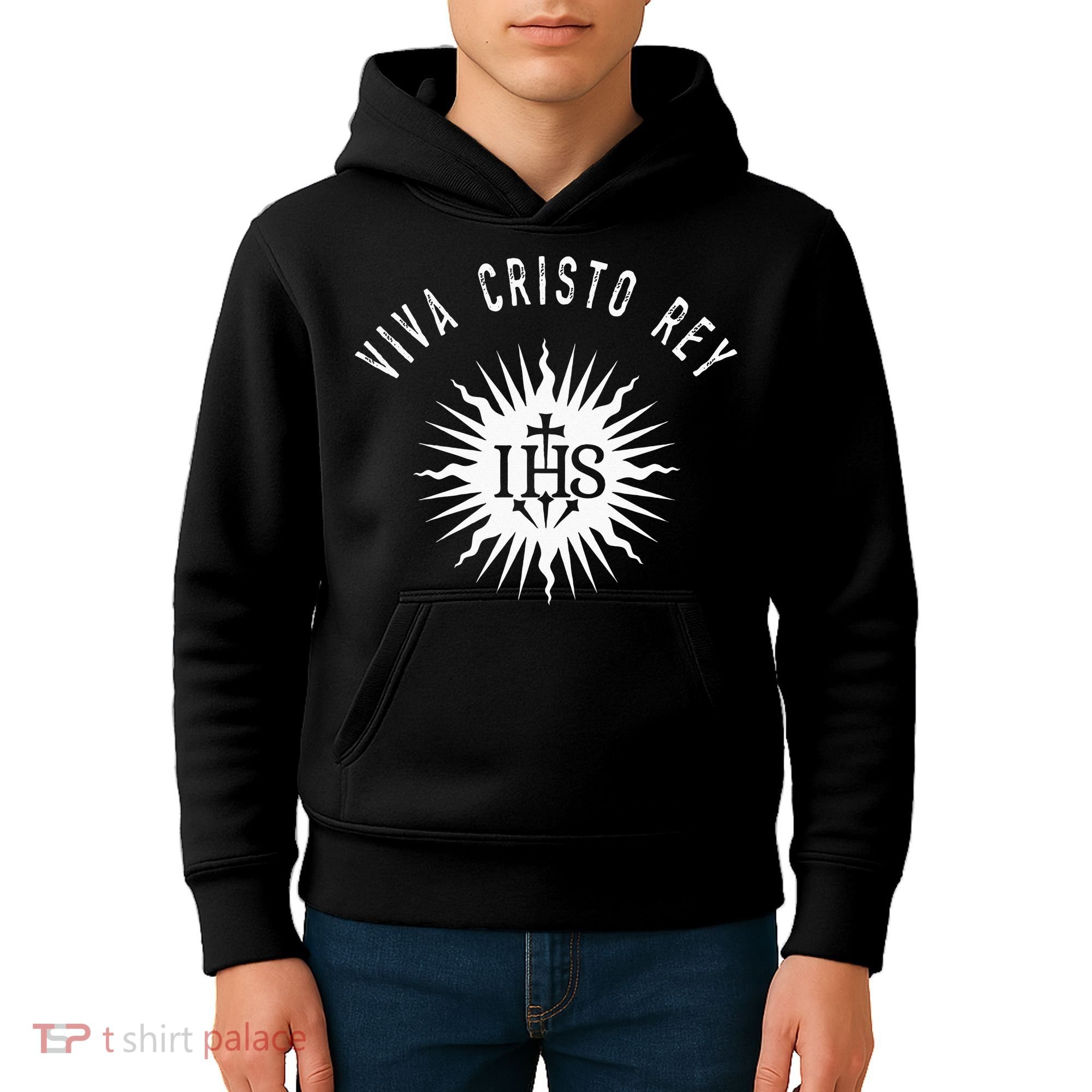 Viva Cristo Rey Roman Catholic Cristeros Kids Hoodie