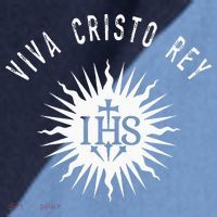 Viva Cristo Rey Roman Catholic Cristeros Raglan Baseball Sleeve Shirt thumb 2