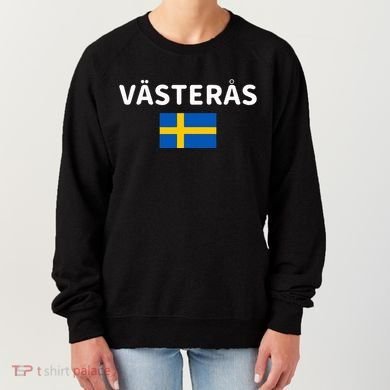 VäSteråS City Sweden Swedish Flag Women's Sweatshirt