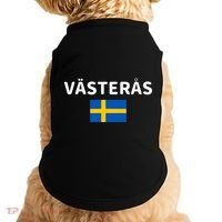 VäSteråS City Sweden Swedish Flag Doggie Tank thumb 0