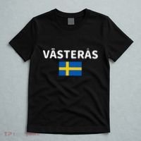 VäSteråS City Sweden Swedish Flag T-Shirt thumb 5