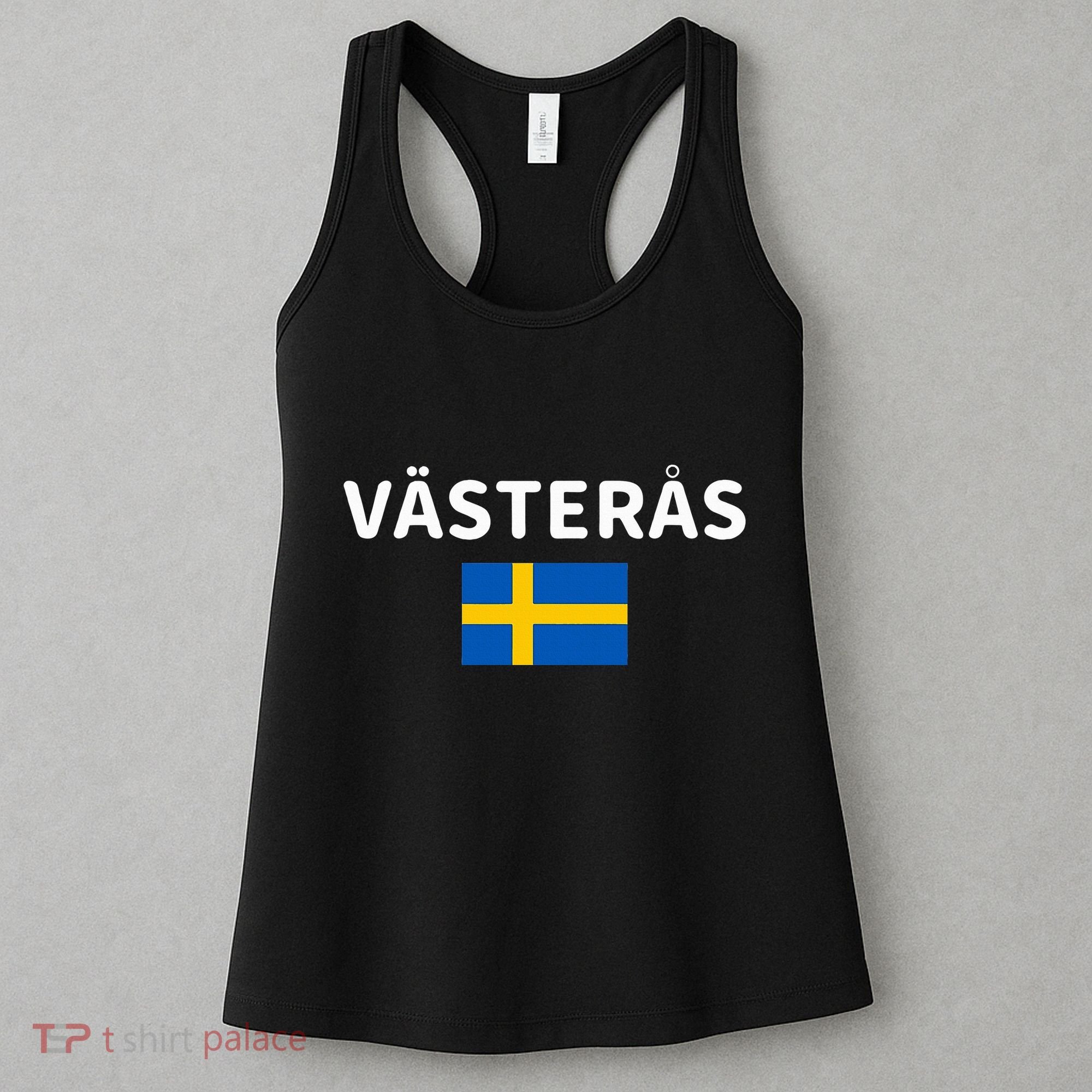 VäSteråS City Sweden Swedish Flag Women's Tank Top