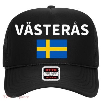 VäSteråS City Sweden Swedish Flag Hat