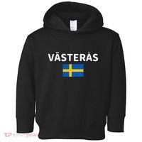 VäSteråS City Sweden Swedish Flag Toddler Hoodie thumb 0