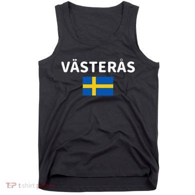 VäSteråS City Sweden Swedish Flag Tank Top