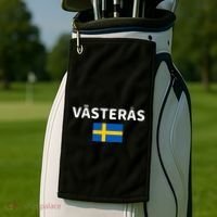 VäSteråS City Sweden Swedish Flag Golf Towel thumb 2