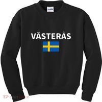 VäSteråS City Sweden Swedish Flag Kids Sweatshirt thumb 0