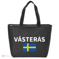 VäSteråS City Sweden Swedish Flag Tote Bag thumb 0