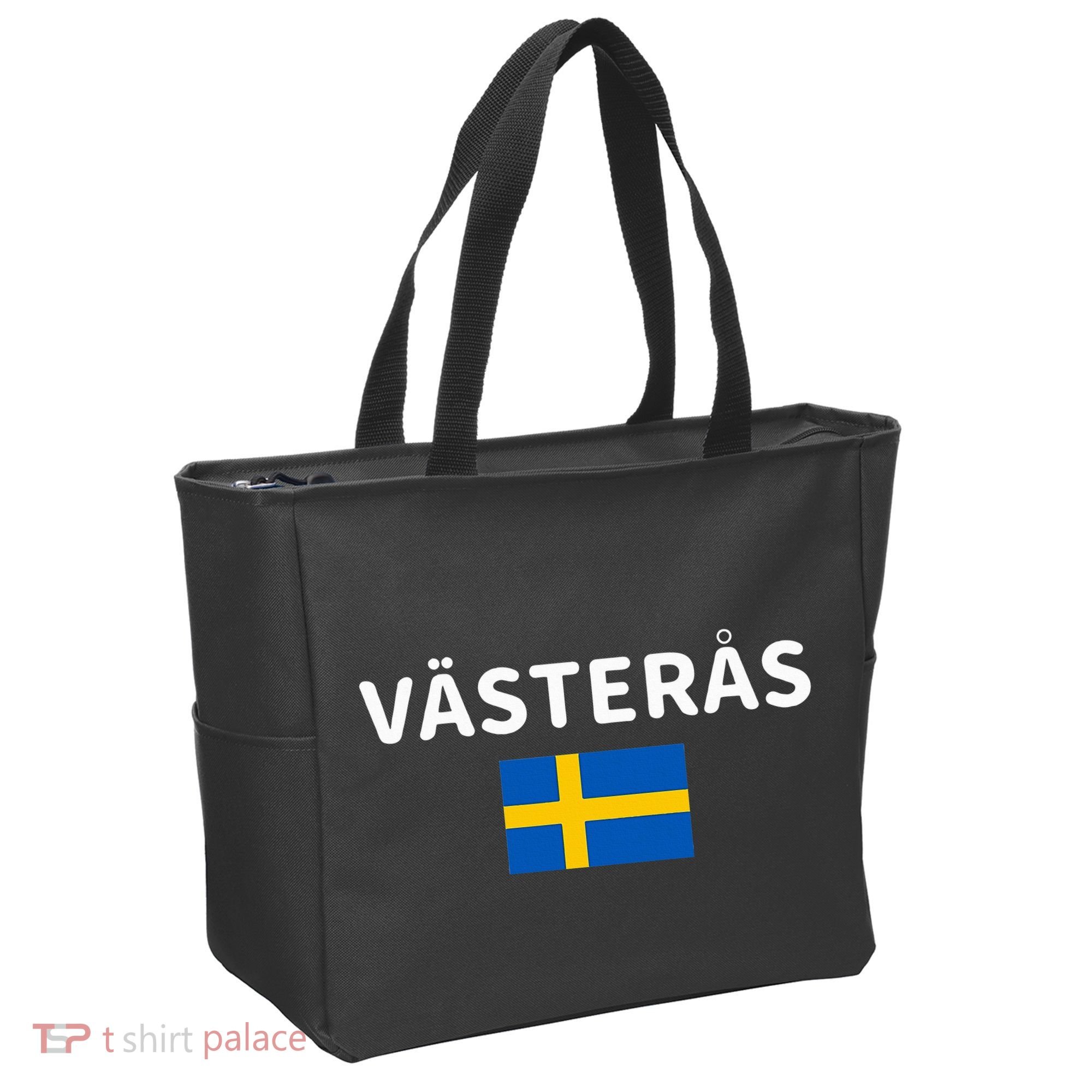 VäSteråS City Sweden Swedish Flag Tote Bag