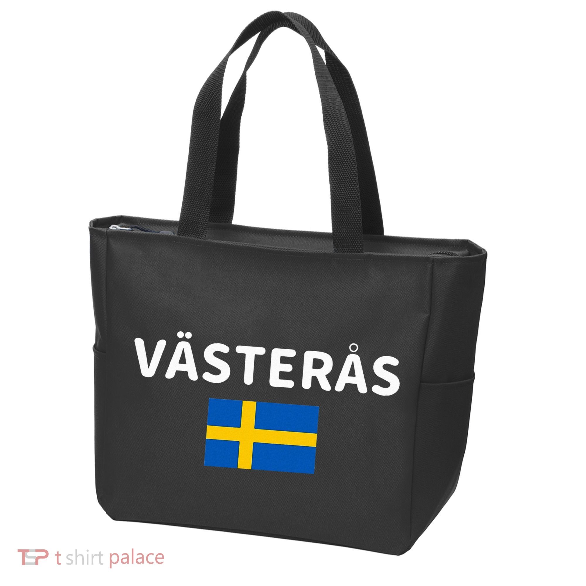 VäSteråS City Sweden Swedish Flag Tote Bag