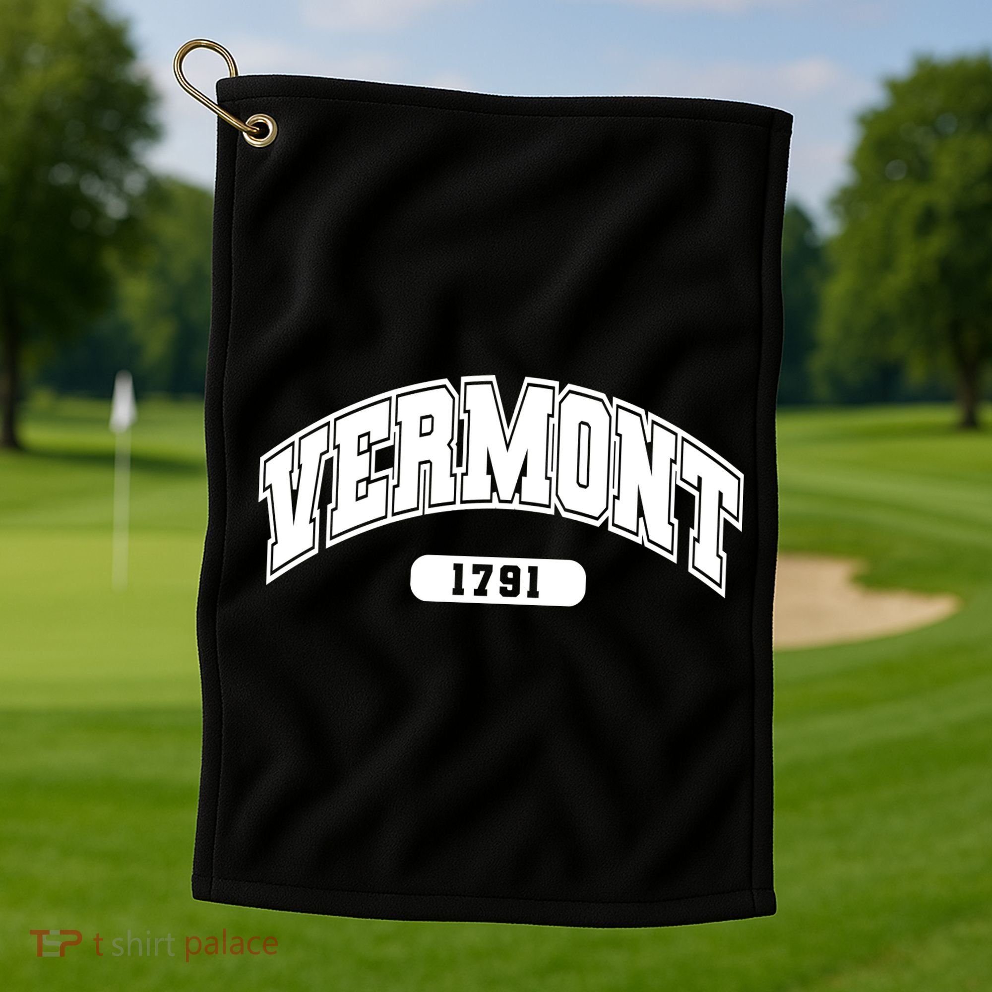 Vermont Collegiate Style 1791 Golf Towel