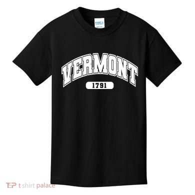 Vermont Collegiate Style 1791 Kids T-Shirt