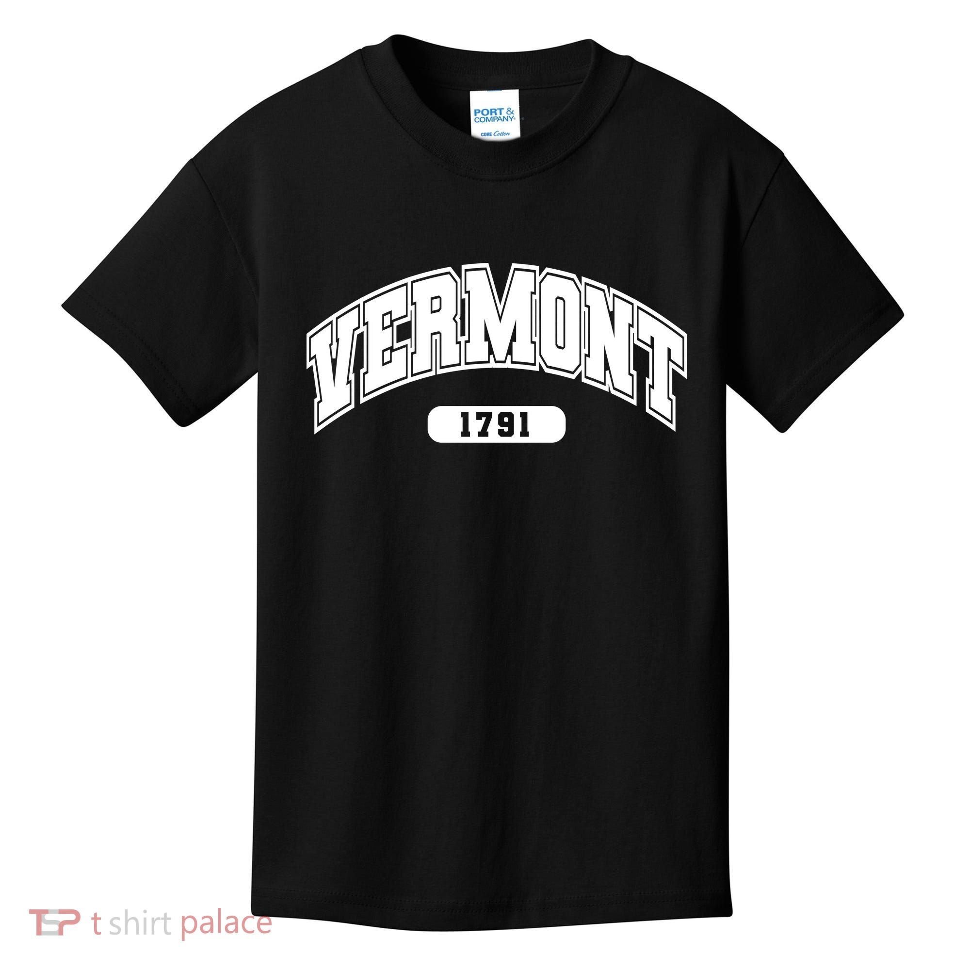 Vermont Collegiate Style 1791 Kids T-Shirt