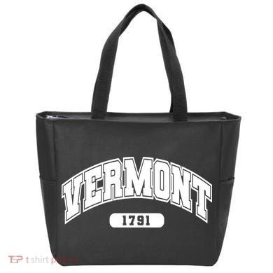 Vermont Collegiate Style 1791 Tote Bag
