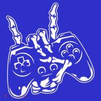 Videogame Controller Skeleton Hand Lazy Halloween Costume Gift Long Sleeve Shirt thumb 2