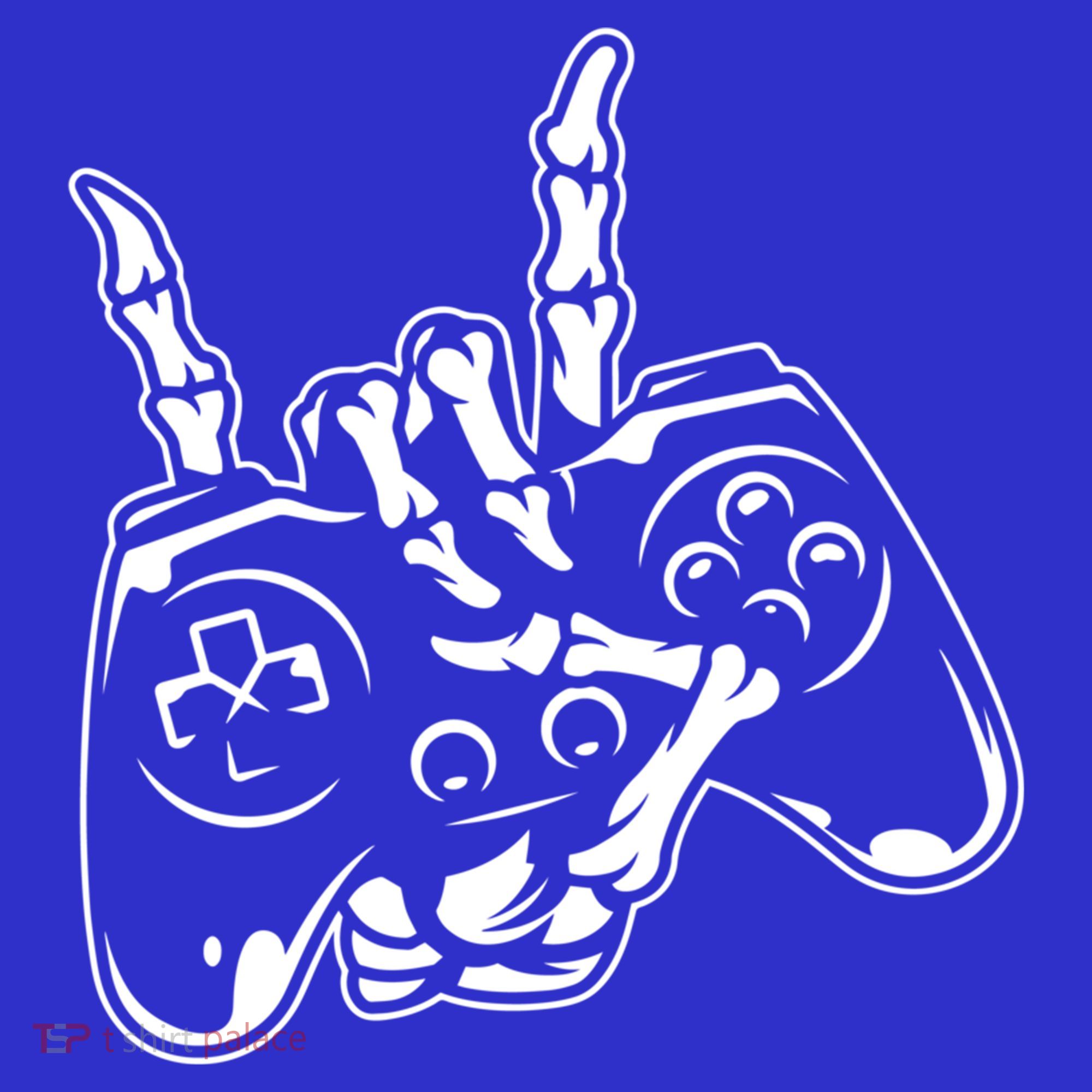 Videogame Controller Skeleton Hand Lazy Halloween Costume Gift Apron