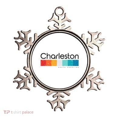 Vintage Charleston Sc South Carolina Usa Retro Design Ornament