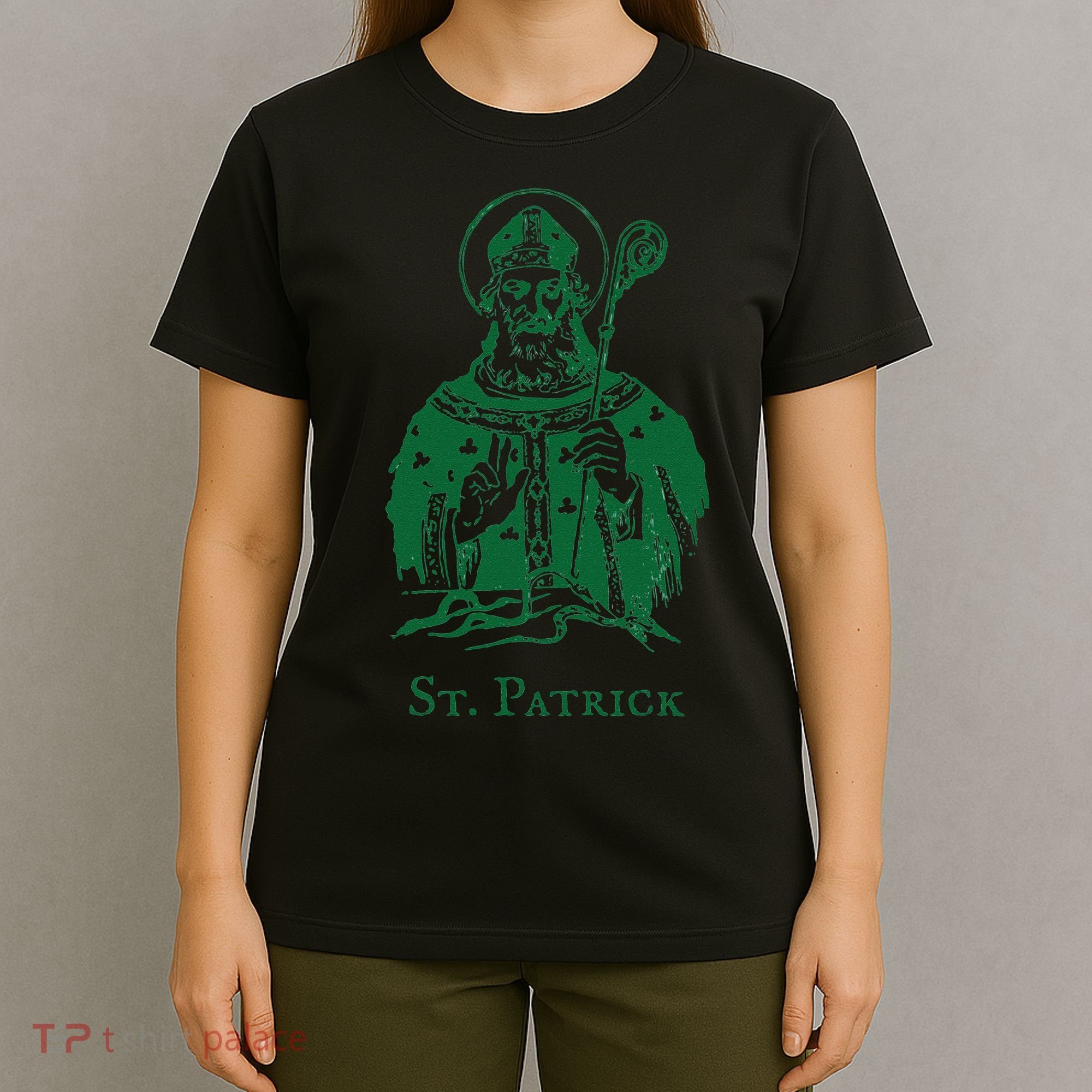 Vintage Catholic Saint Patrick's Day Awesome Costume T-Shirt
