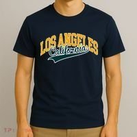 Vintage Collegiate Style Los Angeles California T-Shirt thumb 3