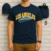 Vintage Collegiate Style Los Angeles California T-Shirt thumb 6