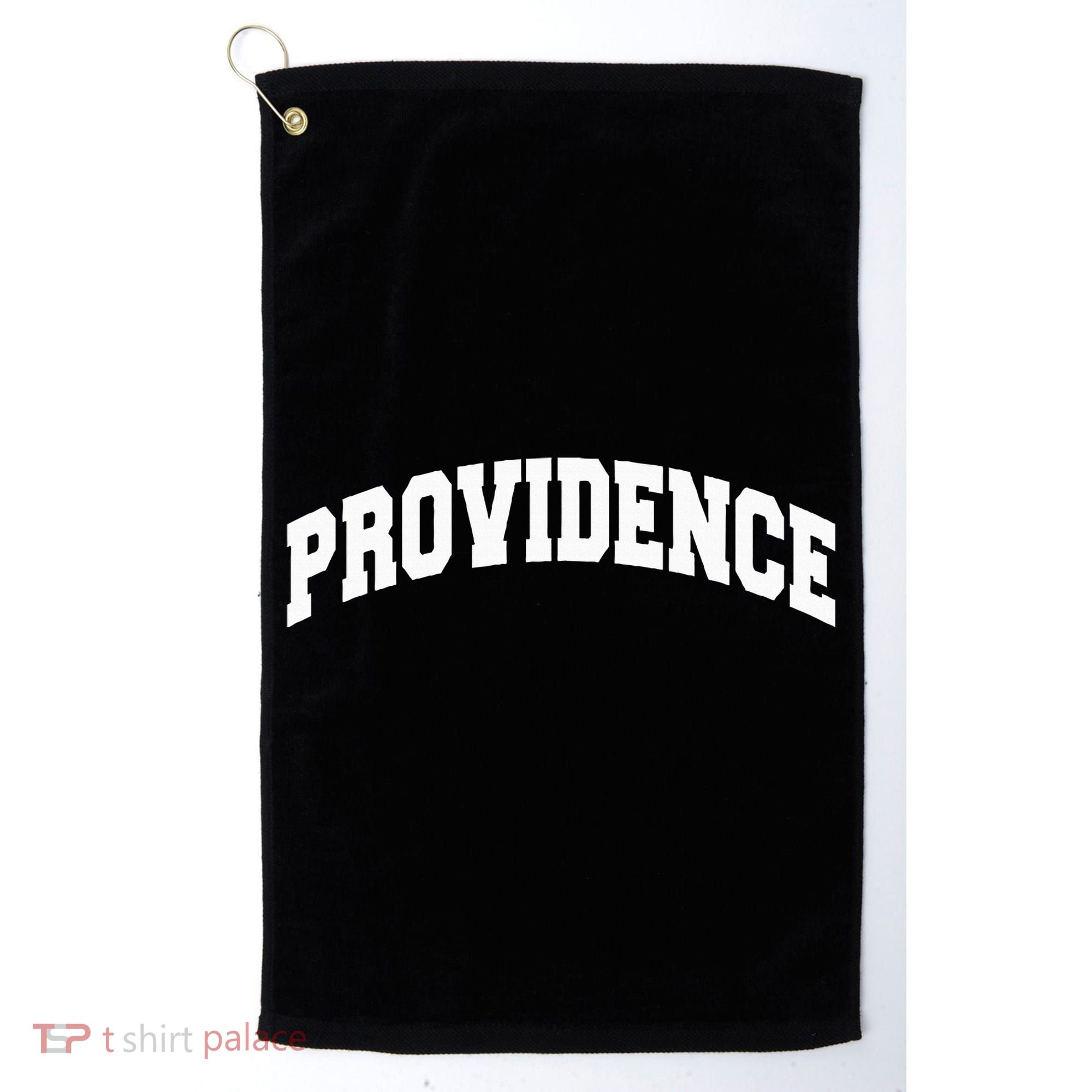 Varsity College Style Providence Rhode Island Golf Towel