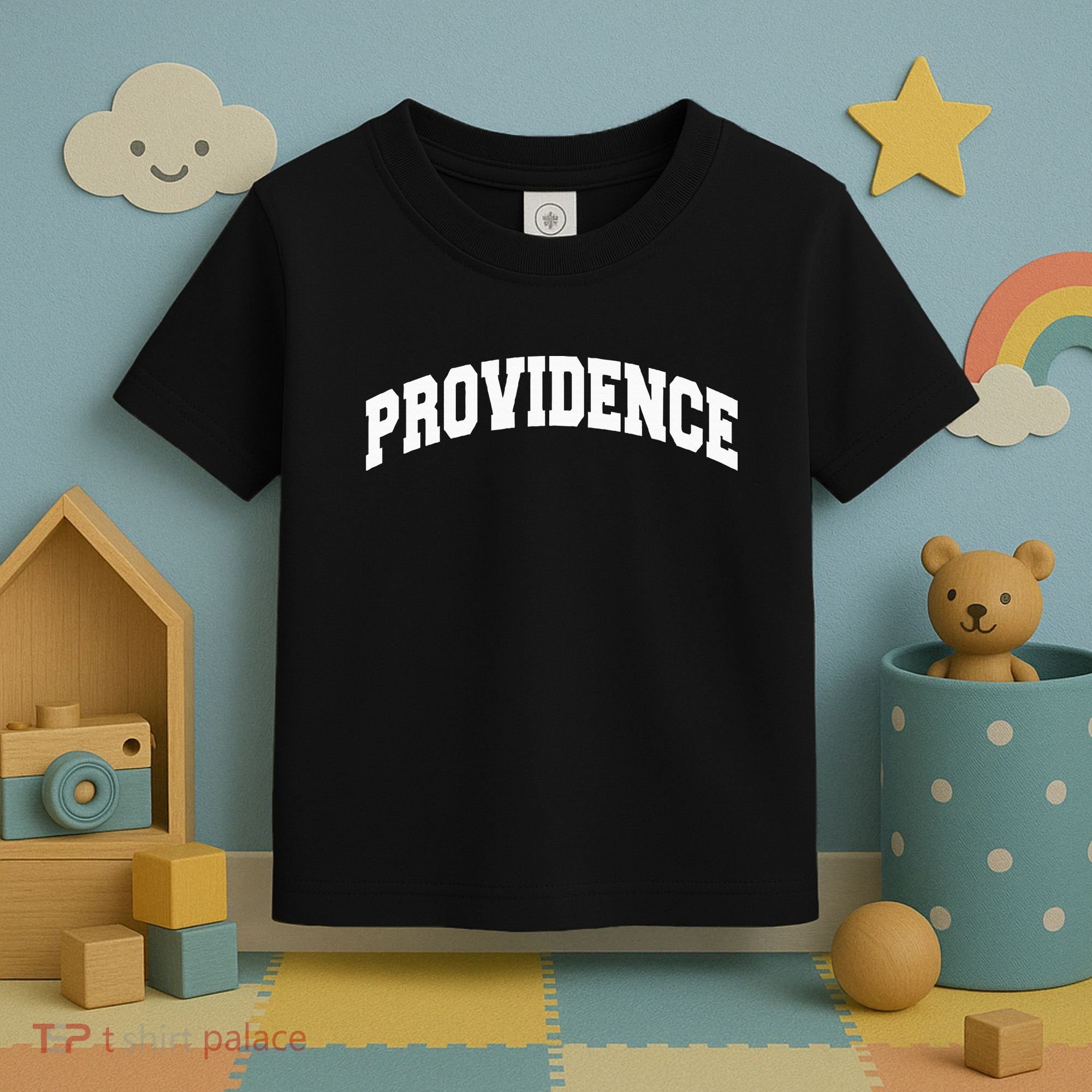 Varsity College Style Providence Rhode Island Toddler T-Shirt