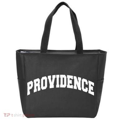 Varsity College Style Providence Rhode Island Tote Bag